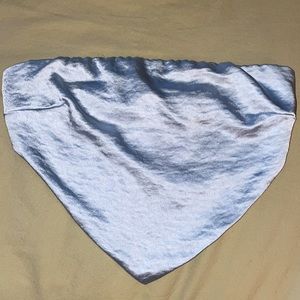 Hey Babe Light Blue Bandana Top, Size Small